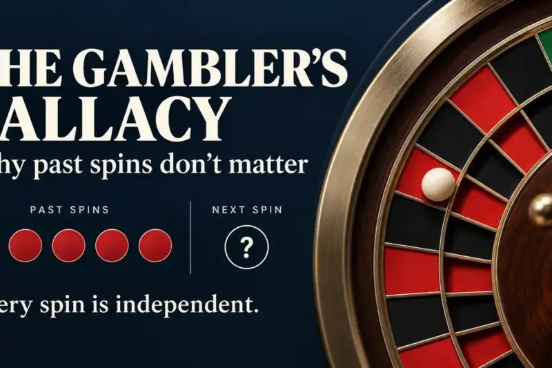 The Gambler’s Fallacy in Roulette: Why Past Spins Don’t Matter